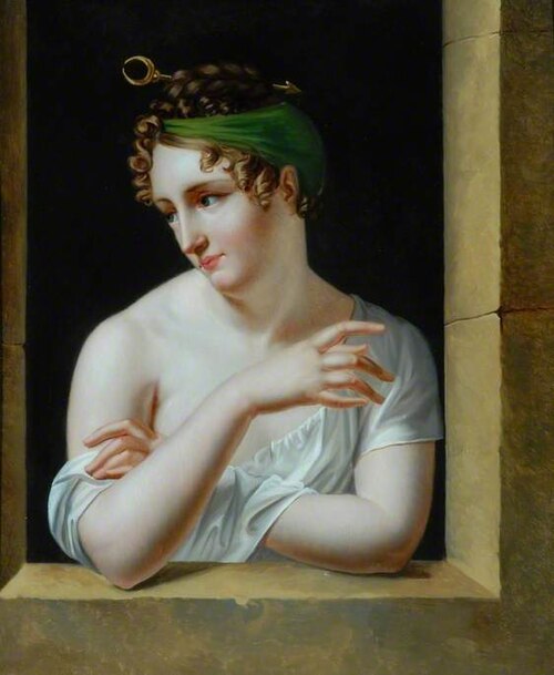 Girl Looking out of a Window, , Pierre-Paul Prud'hon