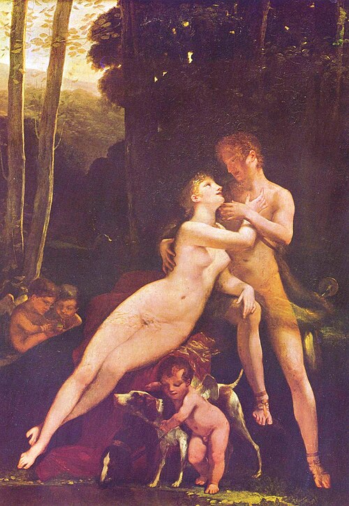 Venus and Adonis, 1811, Pierre-Paul Prud'hon