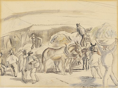 Harvesters, 1917, Julius Mordecai Pincas