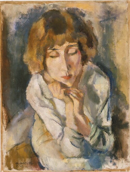 Portrait of Hermine David, 1916, Julius Mordecai Pincas