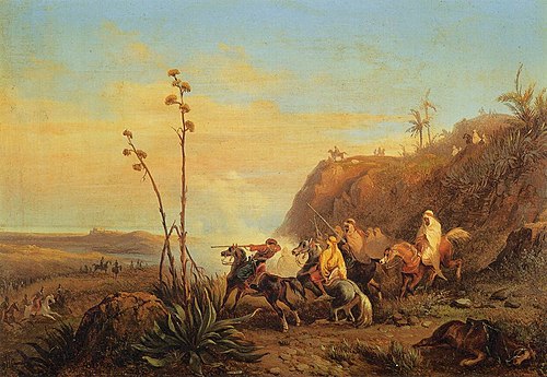 Arabs on Horseback, 1840, Massimo d'Azeglio