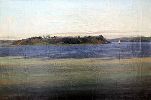 Ox island in Flensburg Fiord, 1919, Agnes Slott-Møller