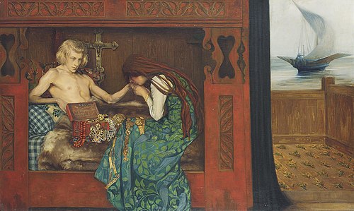 The Dying Betrothed, 1906, Agnes Slott-Møller