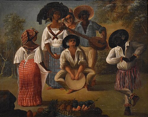 Danse d'esclaves, 1770, Agostino Brunias