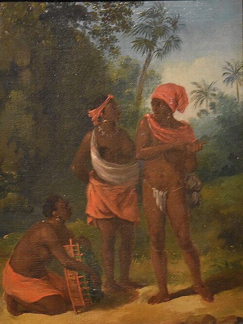 Les Caraïbes noirs de Saint-Vincent, 1800, Agostino Brunias