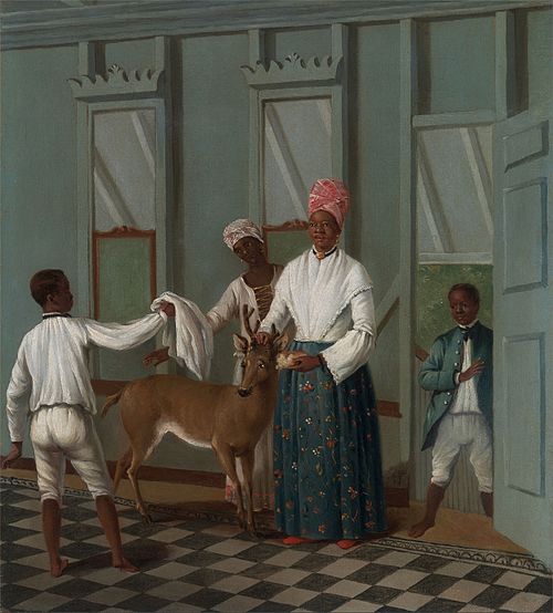 Servants Washing a Deer, 1775, Agostino Brunias
