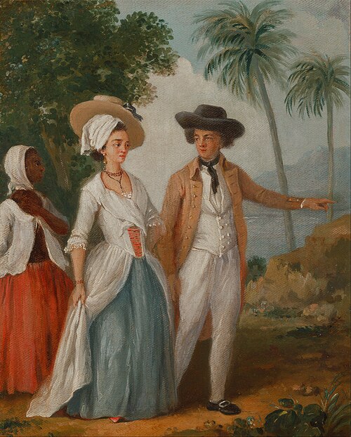 Planter and his Wife, with a Servant, 1780, Agostino Brunias