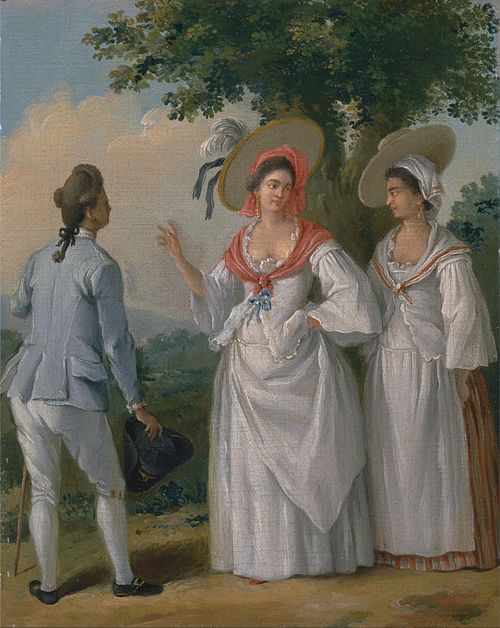 Free West Indian Creoles in Elegant Dre, 1780, Agostino Brunias