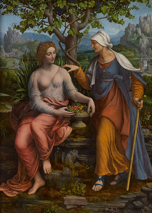 Vertumnus and Pomona, 1523, Francesco Melzi