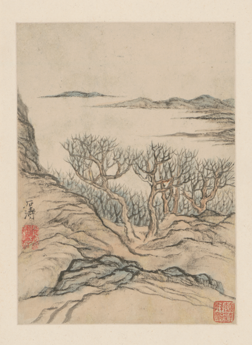 石涛山水图册, , Shitao