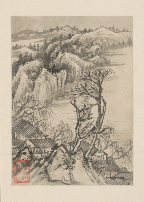 石涛山水图册, , Shitao