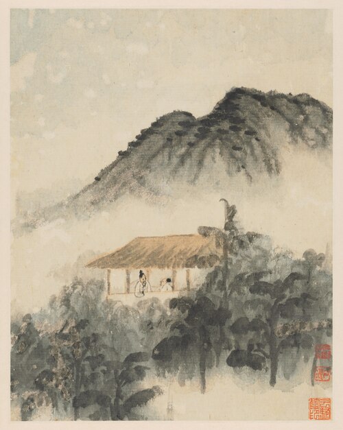 Reminiscences of Qinhuai River, 1674, Shitao