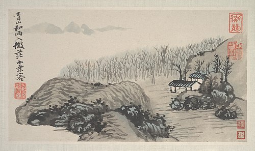 Landscapes of the Four Seasons, 1675, Shitao