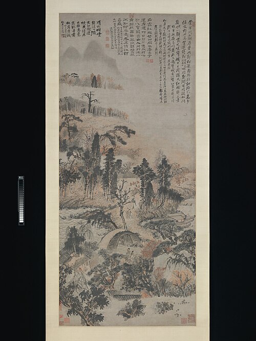 Drunk in Autumn Woods, 1702, Shitao