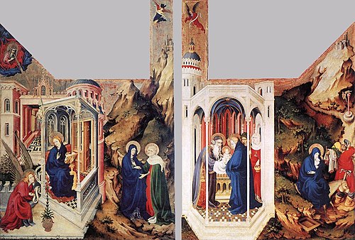 Retable de la Crucifixion, 1390, Melchior Broederlam