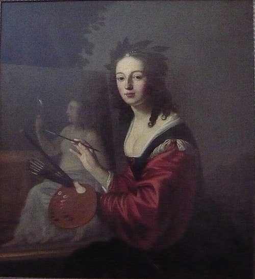 Autoportrait, 1670, Louise Hollandine du Palatinat