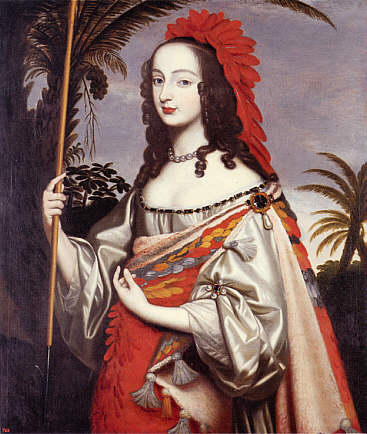 Sophia of Hanover as an Indian, 1644, Louise Hollandine du Palatinat