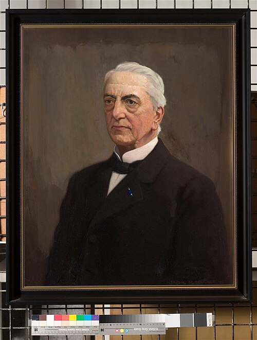Portret van mr Marten Mees, bestuurder van de Holland-Amerika Lijn, 1917, Pascal De Beucker