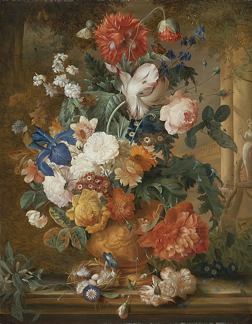 Still Life of Flowers, 1827, Mélanie de Comoléra