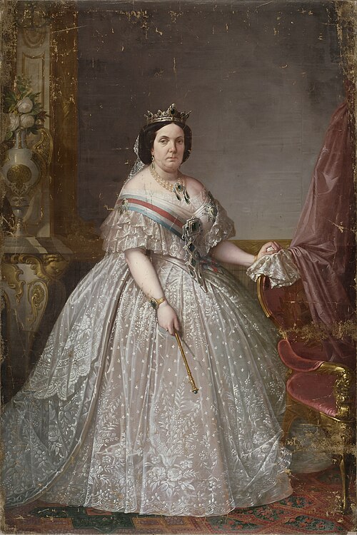 Retrato de Isabel II, 1864, José Saló y Junquet