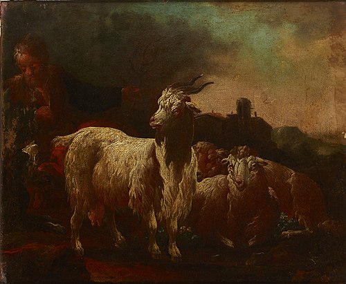 Goats and Sheep, 1690, Philipp Peter Roos