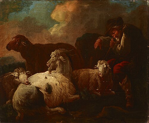 Goats and Sheep, 1690, Philipp Peter Roos
