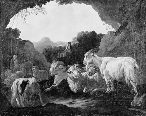 A Shepherd with his Herd, 1688, Philipp Peter Roos