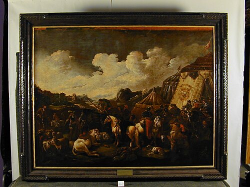 A Military Encampment, 1655, Philipp Peter Roos