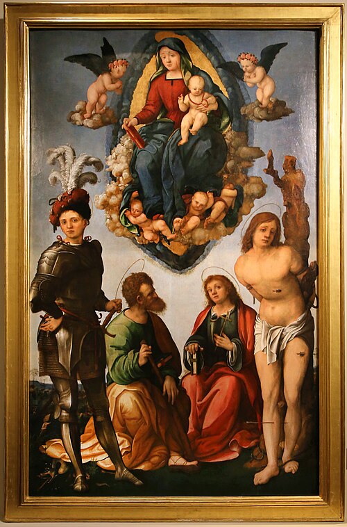 Madonna in Glory, 1510, Amico Aspertini