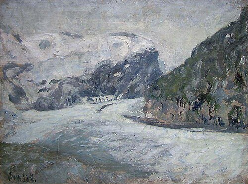 From the Glacier Lodalsbreen, 2000, Ivar Lund