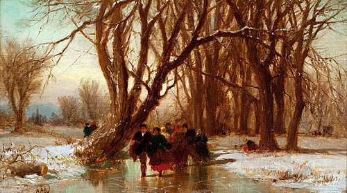 The Skating Party, 1866, Albert Fitch Bellows