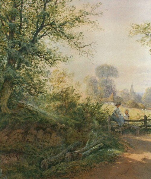 Un coin tranquille, 1869, Albert Fitch Bellows