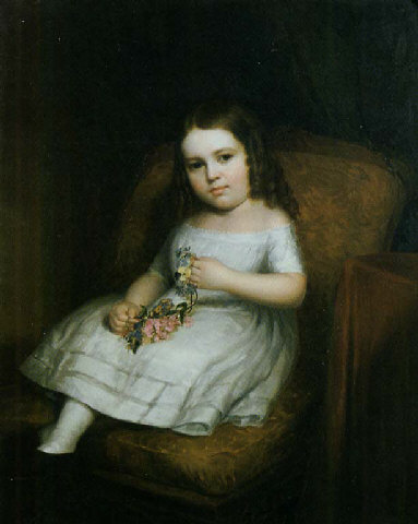 Amanda Fiske, aged five, 1842, Albert Gallatin Hoit