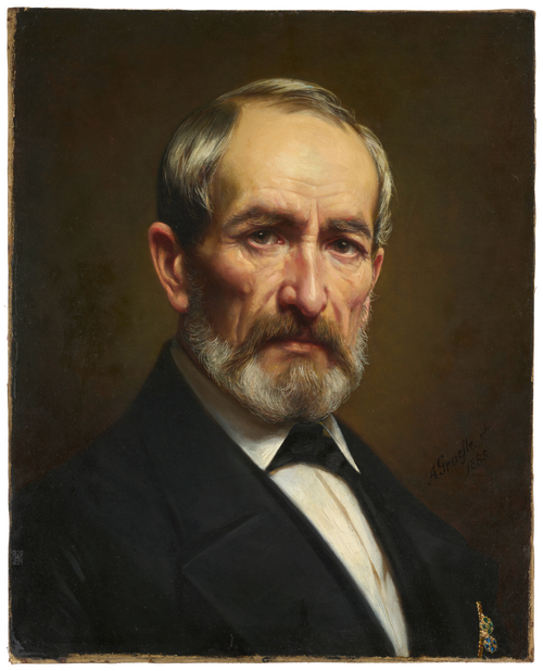 Self-portrait, 1885, Albert Graefle