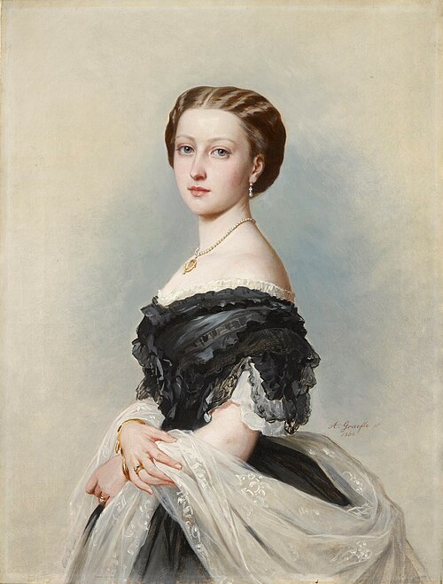 Portrait of Princess Louise (1848-1939), 1864, Albert Graefle