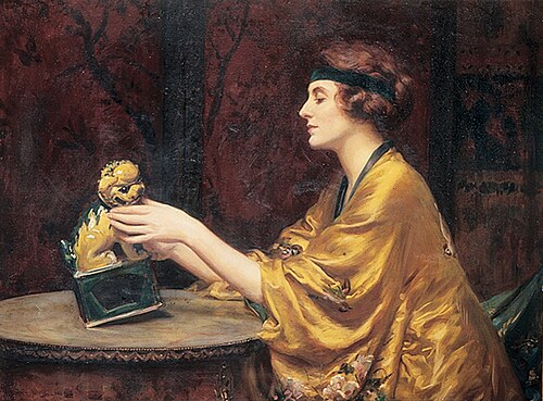 Kimono and Kylin, 1917, Albert Henry Collings