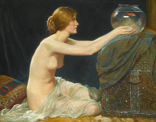 The Goldfish Bowl, 1907, Albert Henry Collings
