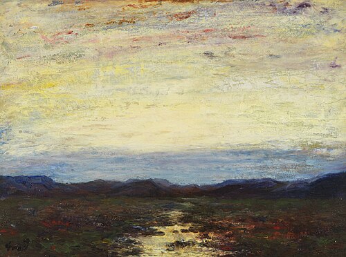 Sunset in Nevada, 1918, Albert Lorey Groll