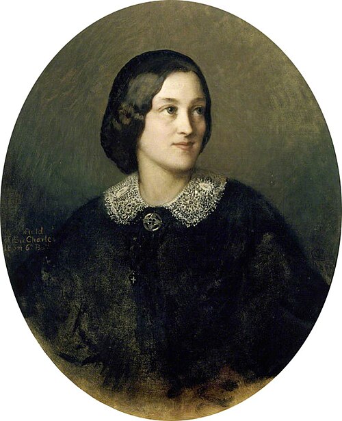Jane Octavia Elton, Mrs William Brookfield (1821-1896), 1859, Albert, Sr. Ludovici