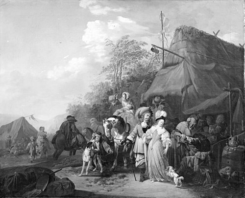 A Camp, 1666, Johann Heinrich Roos