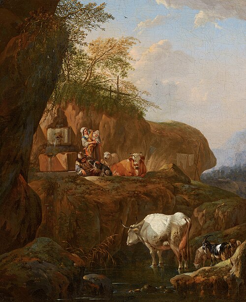 Italian Landscape, 1670, Johann Heinrich Roos