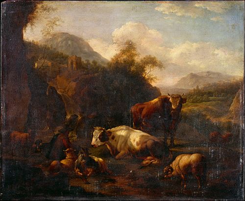Paysage, 1681, Johann Heinrich Roos