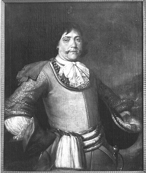 Bildnis eines Offiziers, 1677, Johann Heinrich Roos