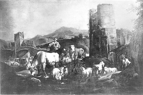 Heimkehrende Herde, 1658, Johann Heinrich Roos