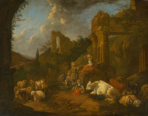 Pastoral Idyll, 1670, Johann Heinrich Roos