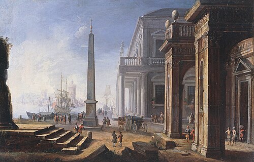 Port de mer, 1713, Alberto Carlieri