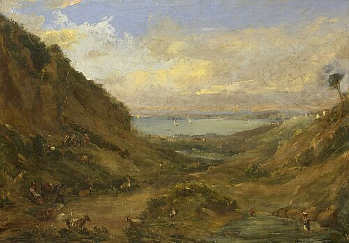 A New Zealand scene, , Albin Martin