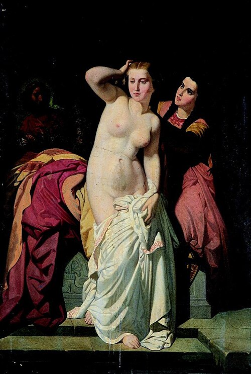 David and Bathsheba, 1866, Salustiano Asenjo