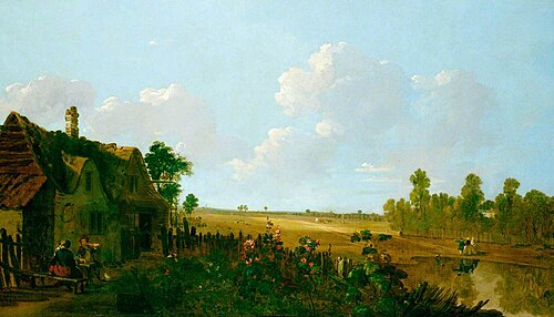 The Cock Inn, Cheam Common, 1745, Richard Wilson