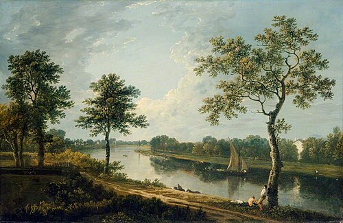 The Thames near Marble Hill, 1762, Richard Wilson